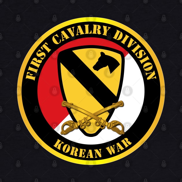 1st Cavalry Div - Red White - Korean War by twix123844